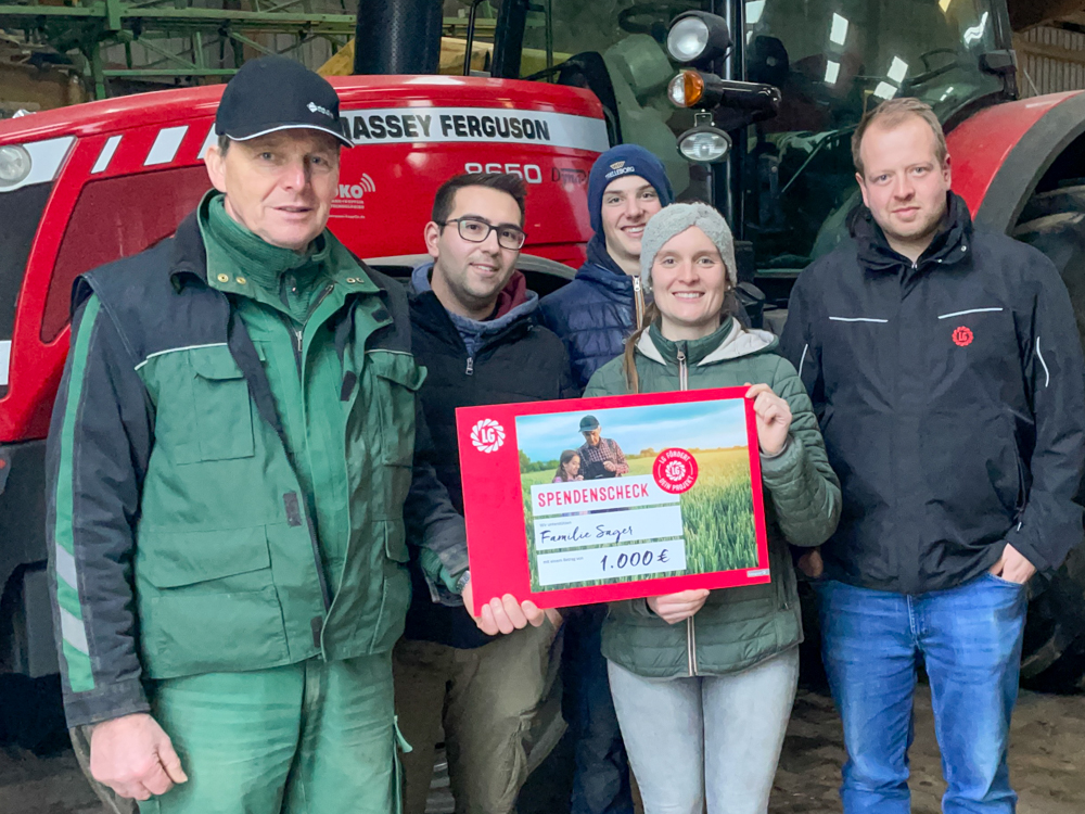 Schülern Landwirtschaft näher bringen ... Familie Sager